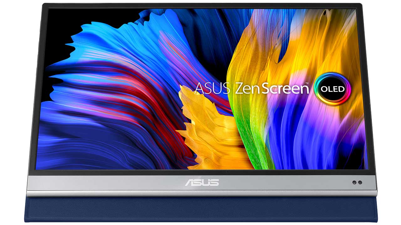 ASUS ZenScreen 有機EL モバイルモニター MQ16AHOLED