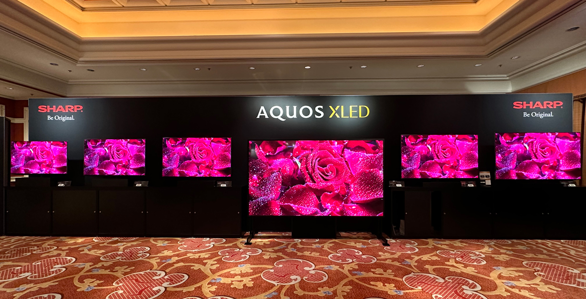 シャープAQUOS、再び世界へ。「AQUOS XLED」を'23年春よりグローバル 