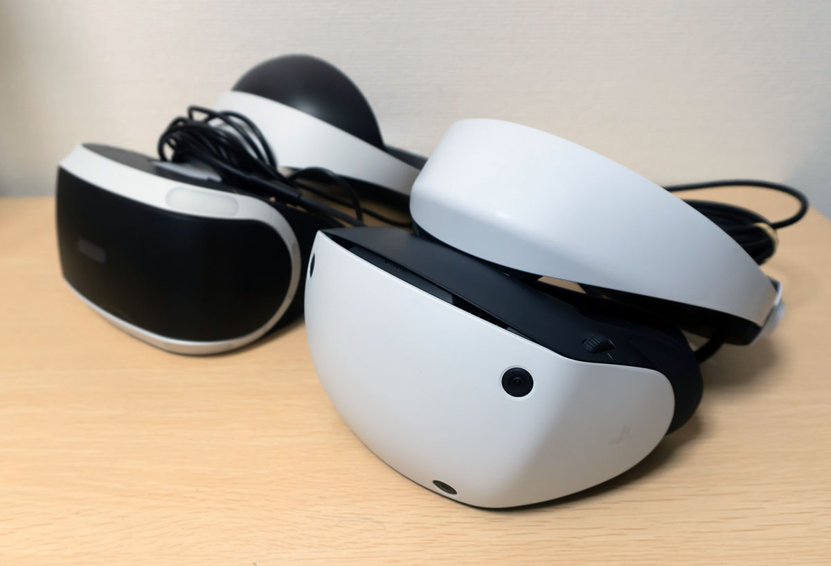 ミニレビュー】PlayStation VR2の外観チェック! 前モデルから劇的 