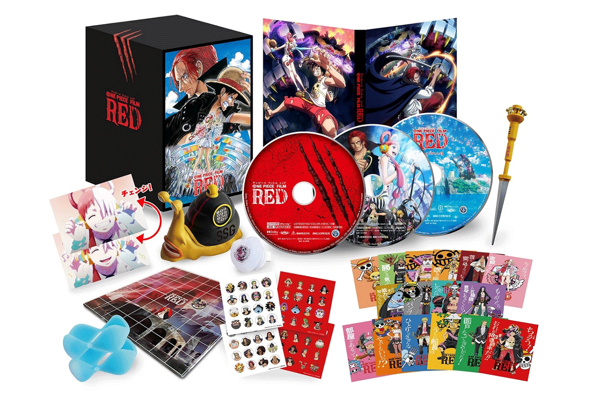 UHD BD限定版「ONE PIECE FILM RED」に“ウタの電伝虫”。封入特典