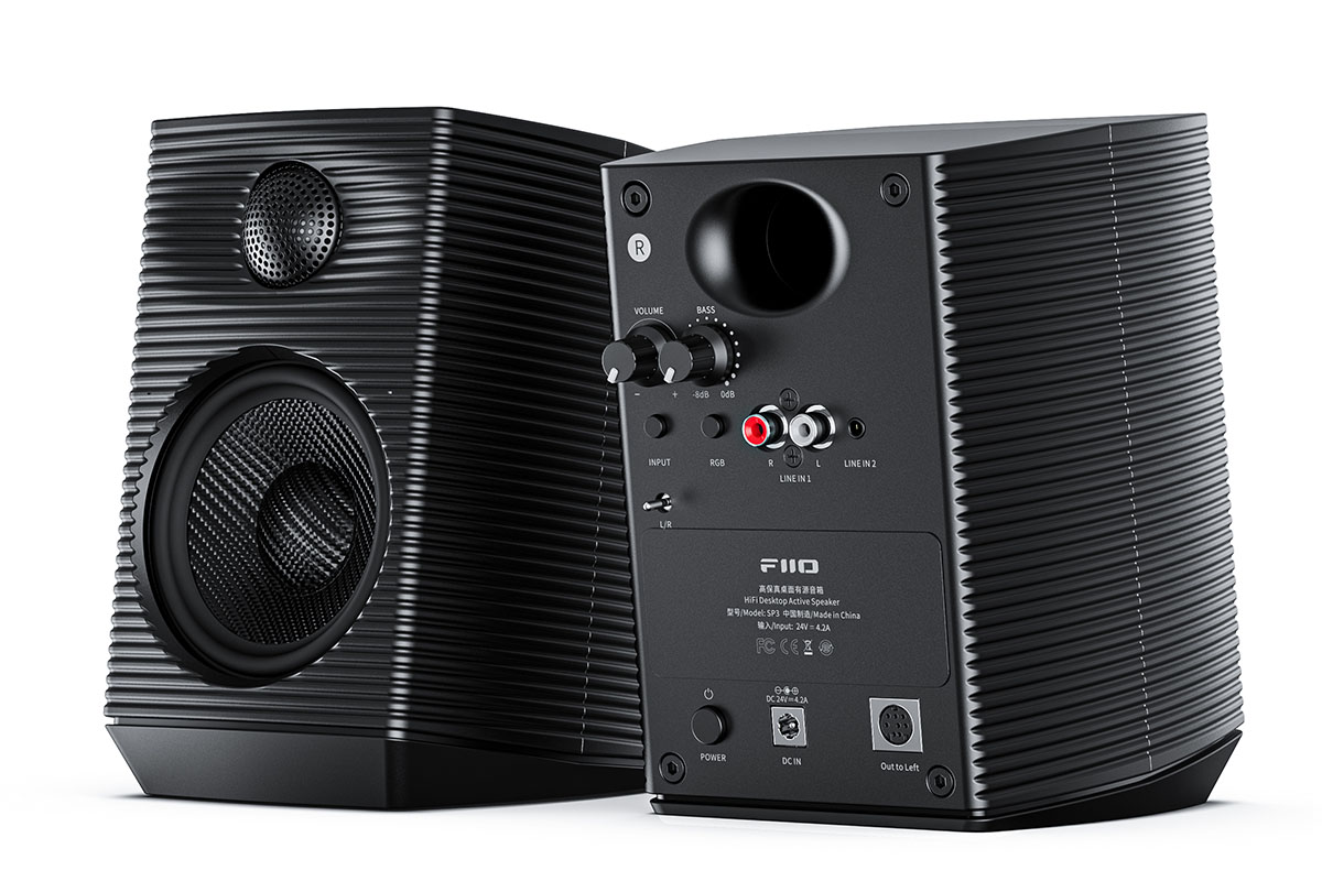 【美品】FIIO SP3 アクティブスピーカー FiiO初のアクティブスピーカー「SP3」。マルチアンプ駆動で約