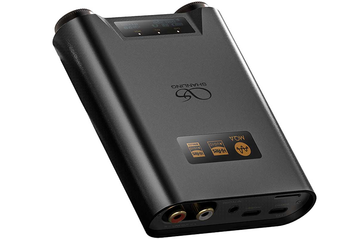 SHANLING H5 チタニウム DAC/AMP レザーケース付き SHANLING H5 MQA Portable DAC Headphone Amplifier
