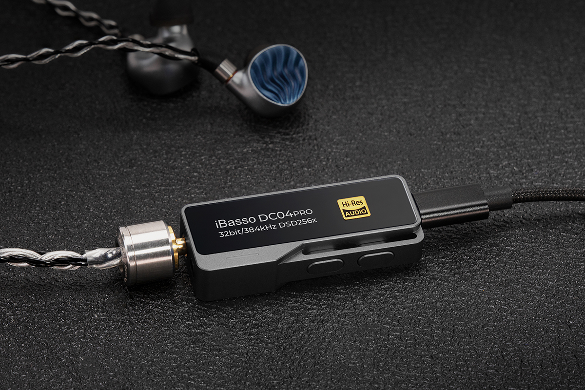 iBasso、4.4mmバランス対応小型USB DAC「DC04PRO」に新色ブラック - AV