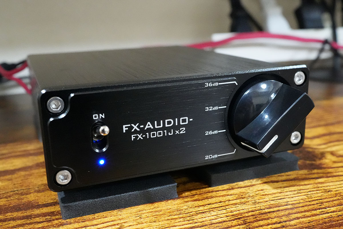 FX-AUDIO FX-1001J モノラルアンプ ✕2 ACアダプター付き - アンプ