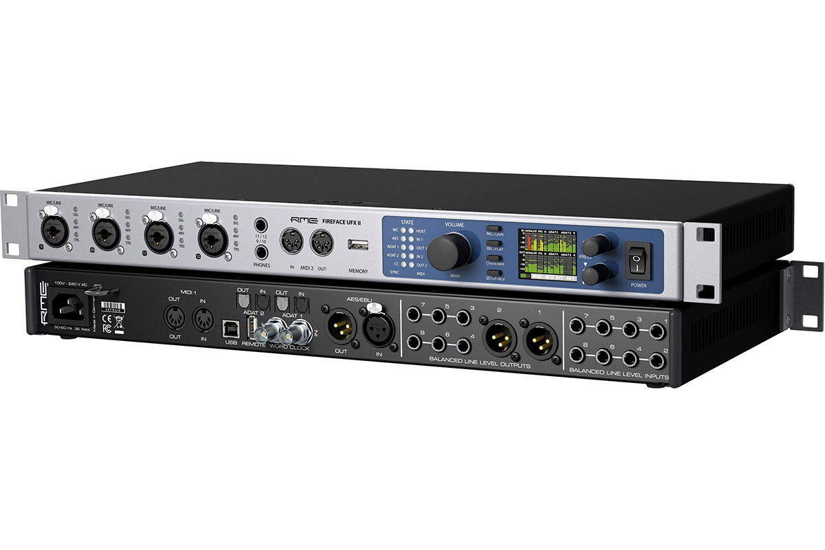 RME、フェムト秒精度のクロックで進化した「Fireface UFX II(ver.FS