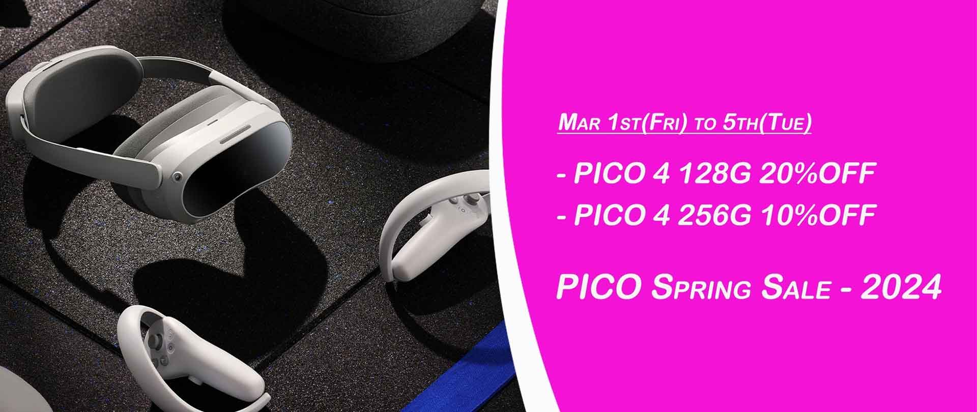 VRヘッドセット「PICO 4」スプリングセール。最大20% OFF - AV Watch