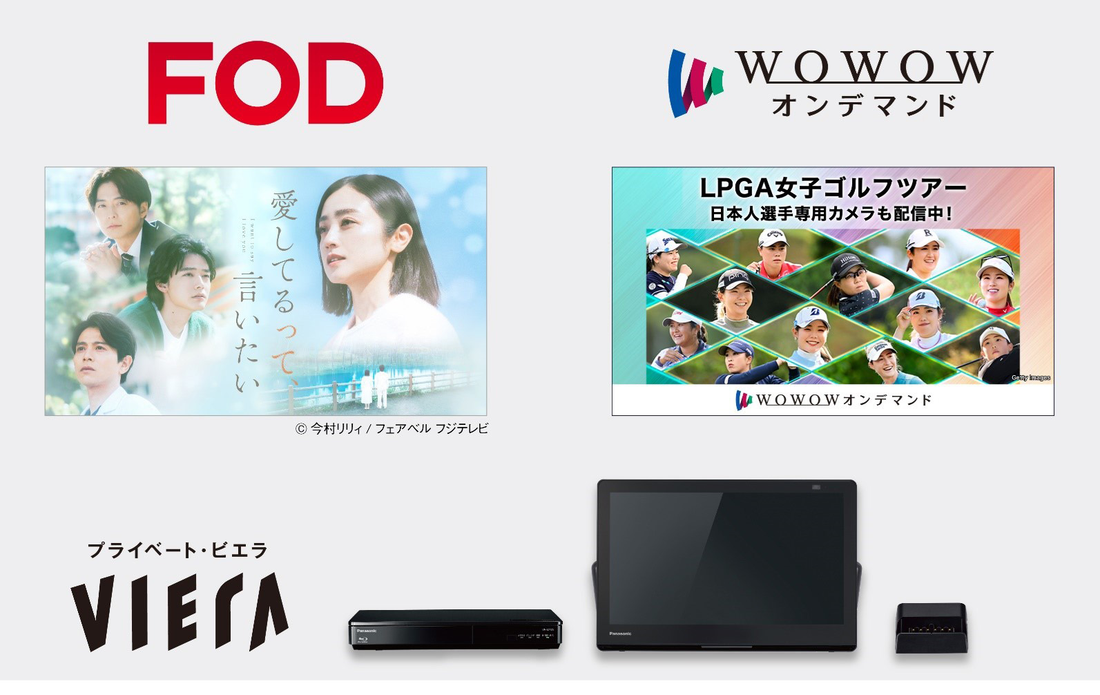 パナ「プライベート・ビエラ」がFODとWOWOWオンデマンドに対応 - AV Watch