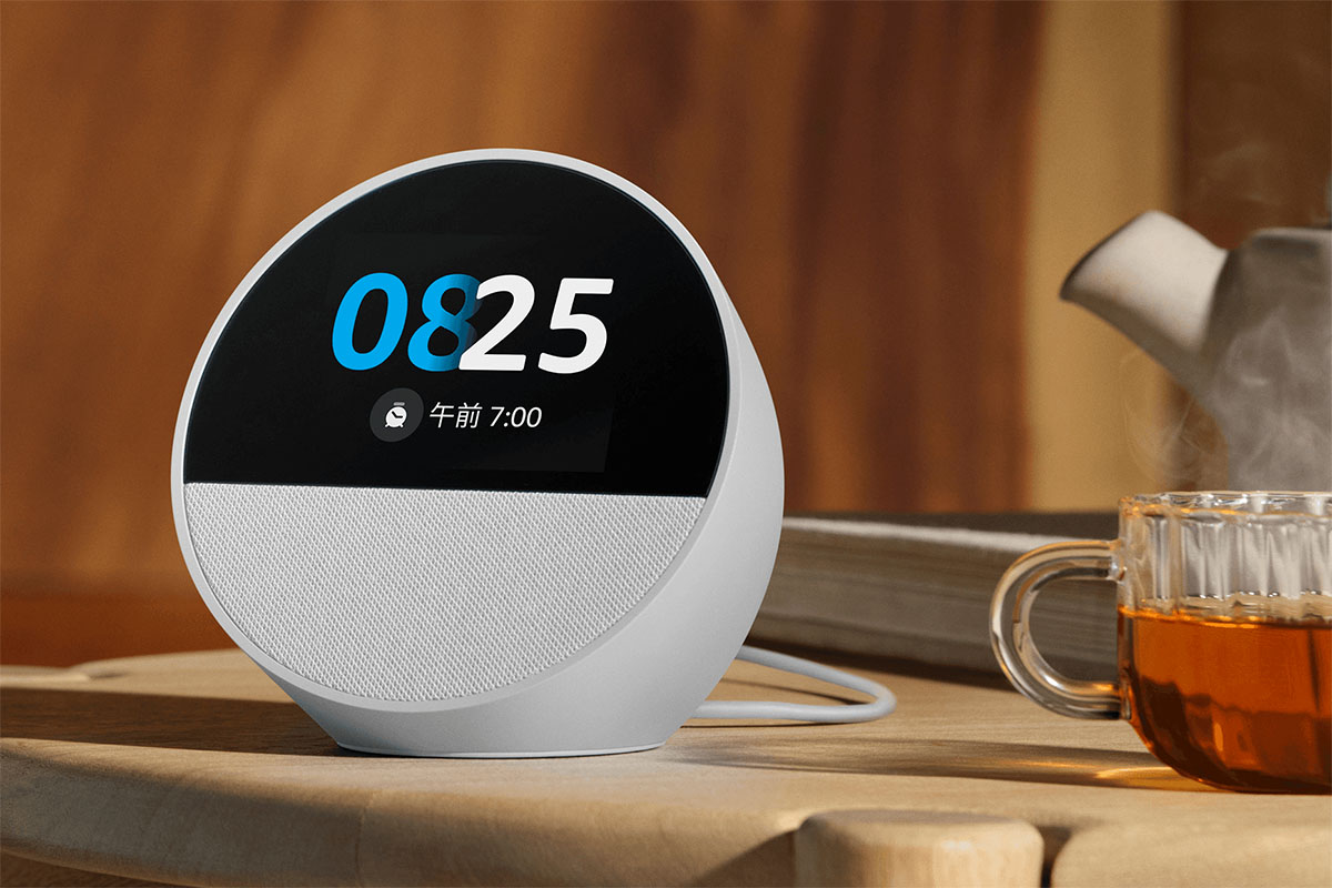 ディスプレイ進化、Amazon「Echo Spot(2024年発売)」。プライム会員は17日まで48% OFFの5980円 - AV Watch