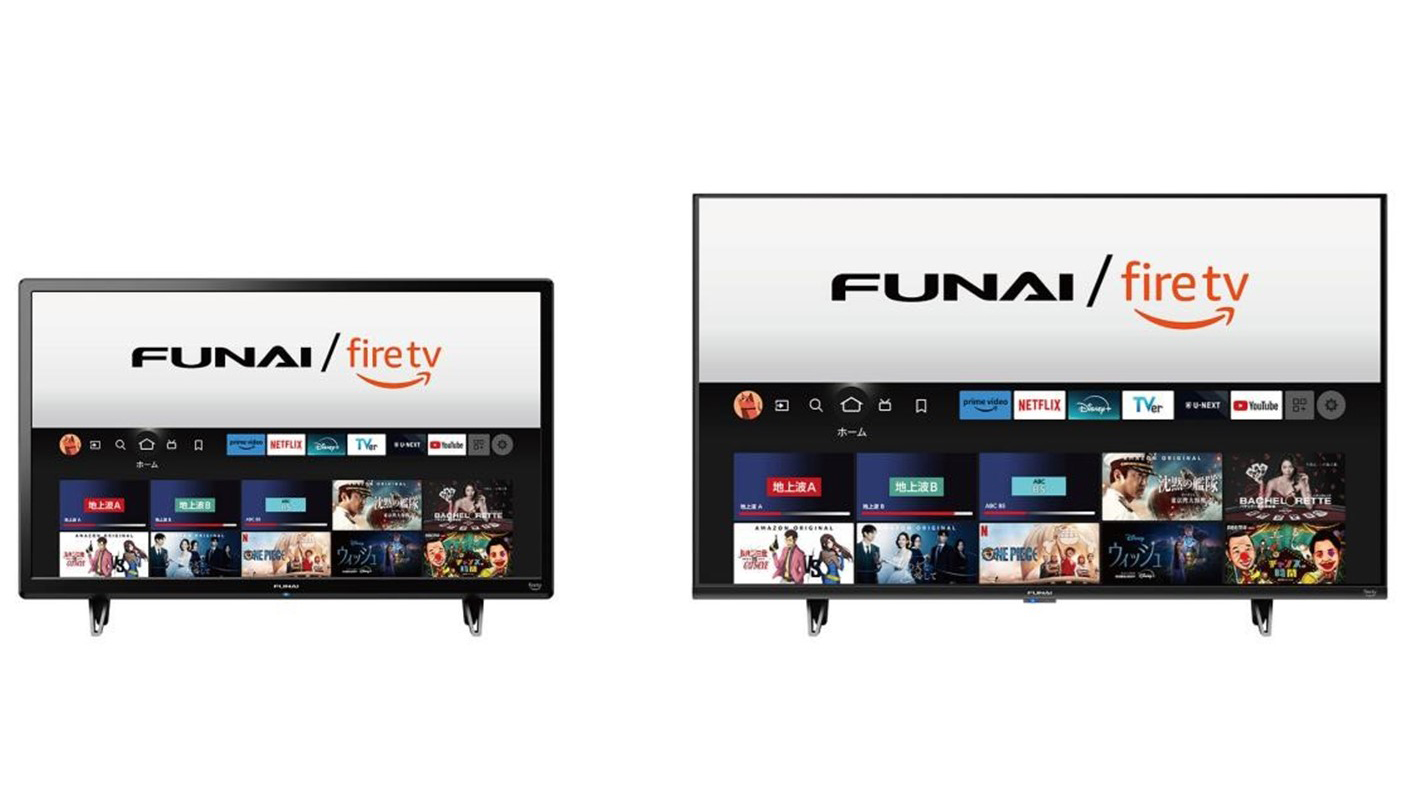 FUNAI Fire TV内蔵テレビに初の24型。43890円 - AV Watch