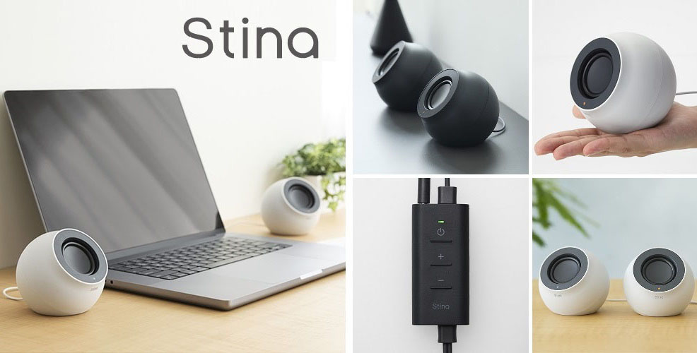 手のひらサイズで51mmフルレンジドライバ搭載スピーカー「Stina」。約