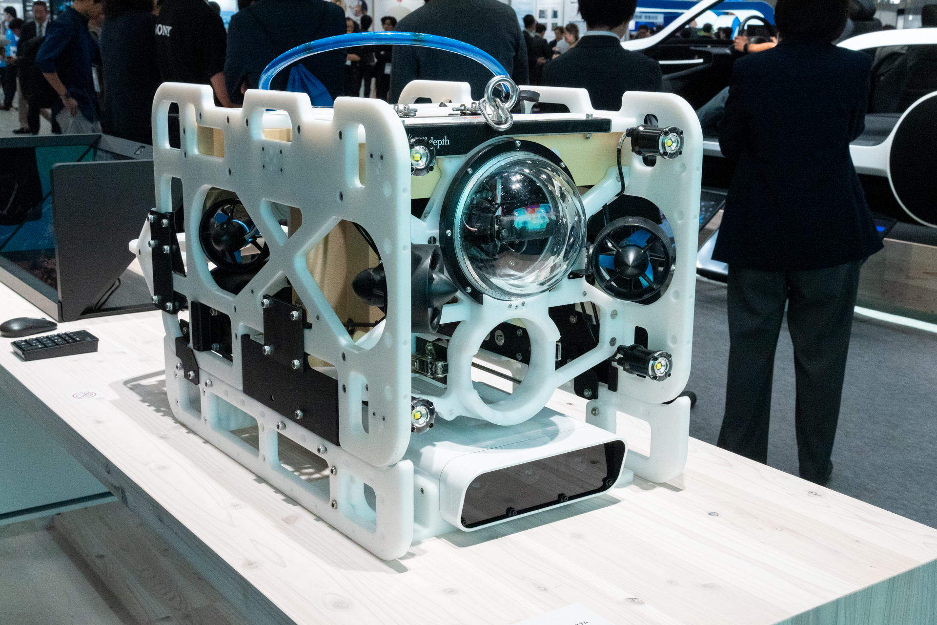 CEATEC 2024開幕。ソニーグループは海底を3D撮影する水中