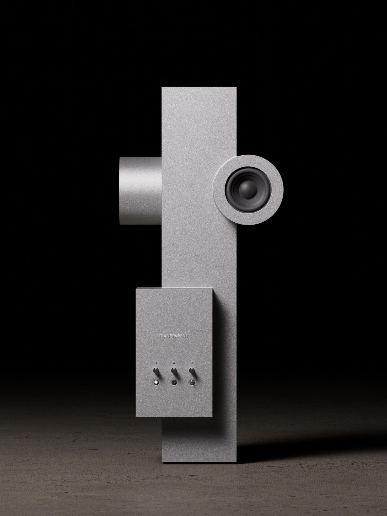 TRANSPARENT、幾何学的構造のWiiM内蔵スピーカー - AV Watch