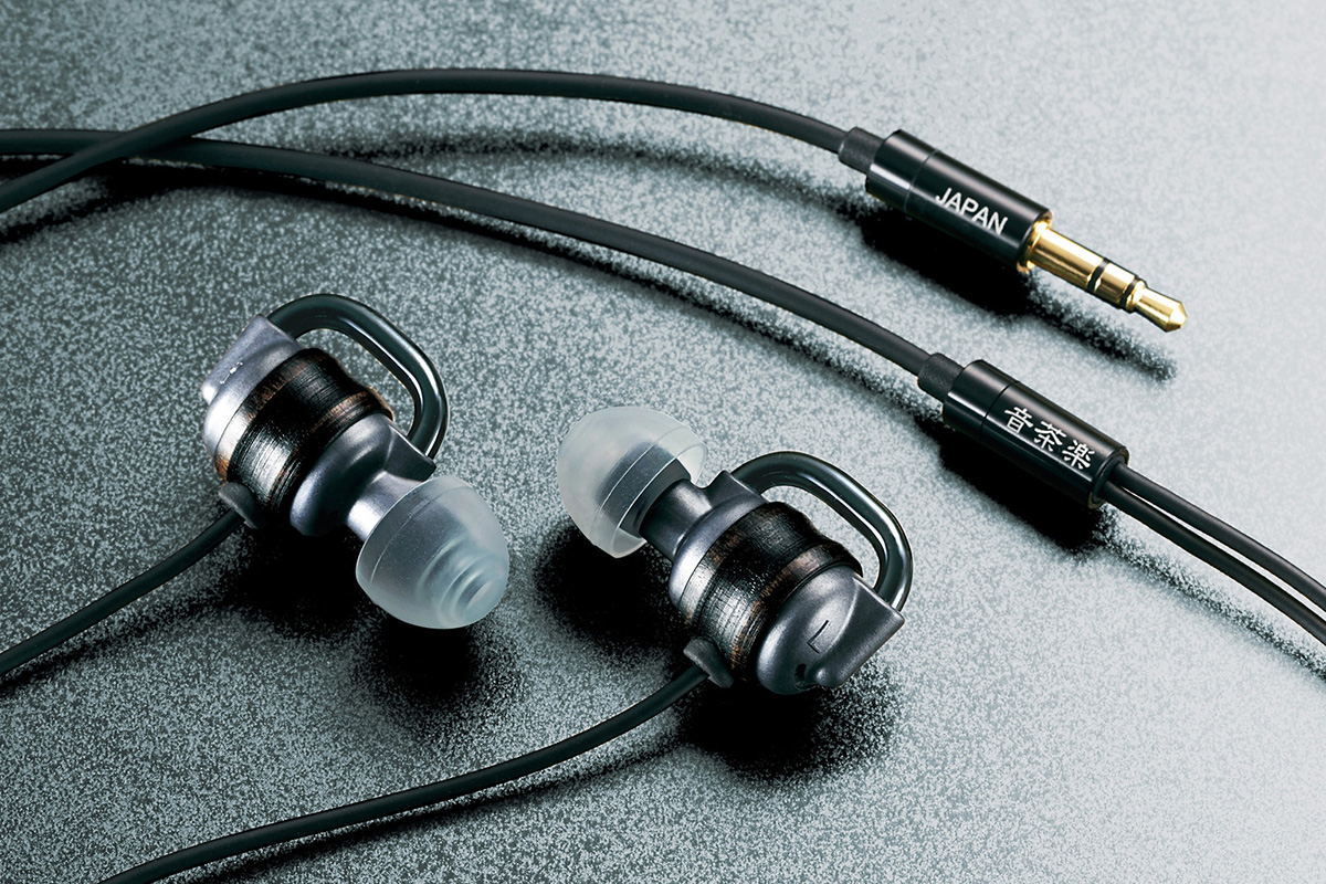 音茶楽、自然素材系吸音材で付帯音を削減した限定イヤフォン