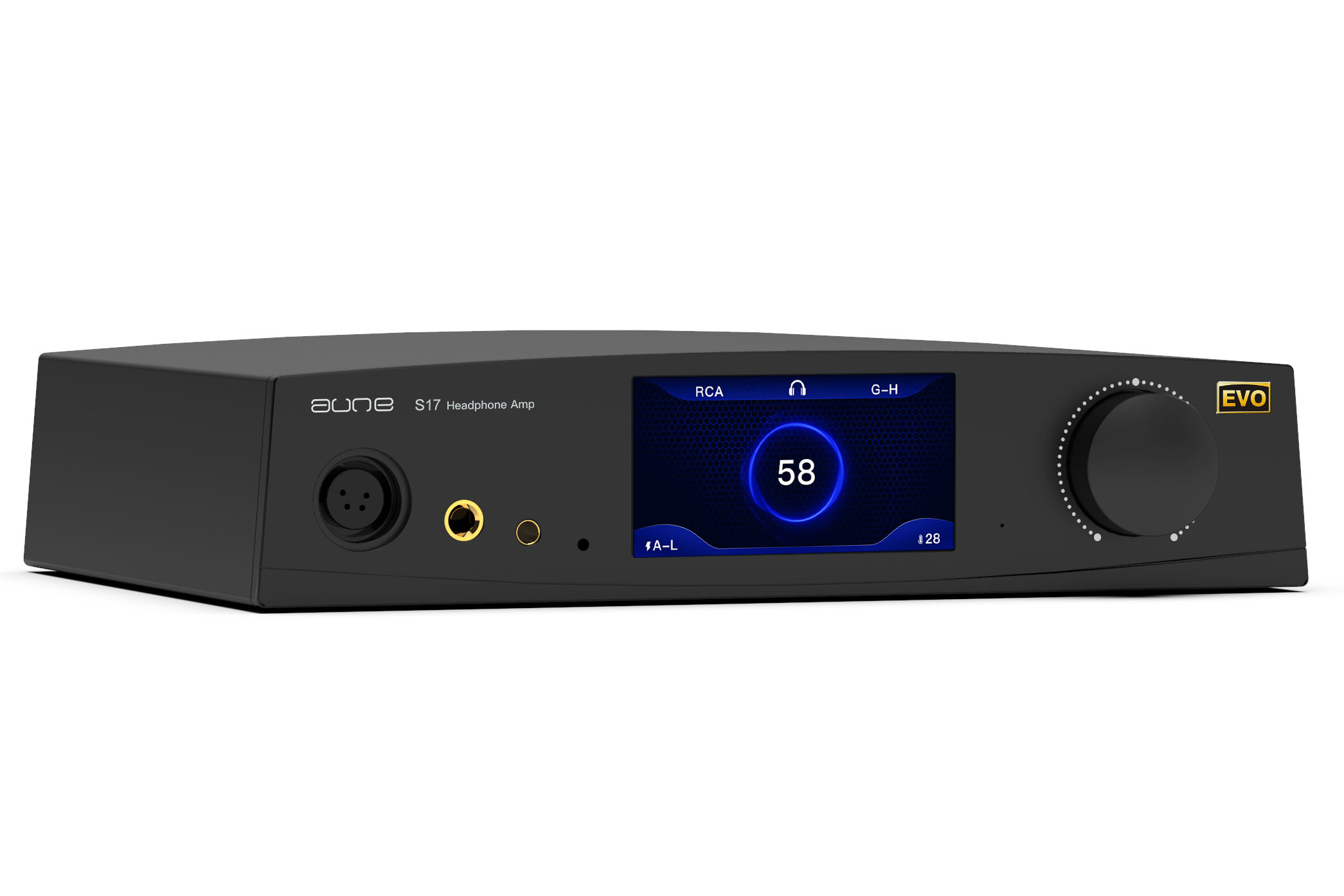 aune audio、デスクトップサイズのA級ヘッドフォンアンプ