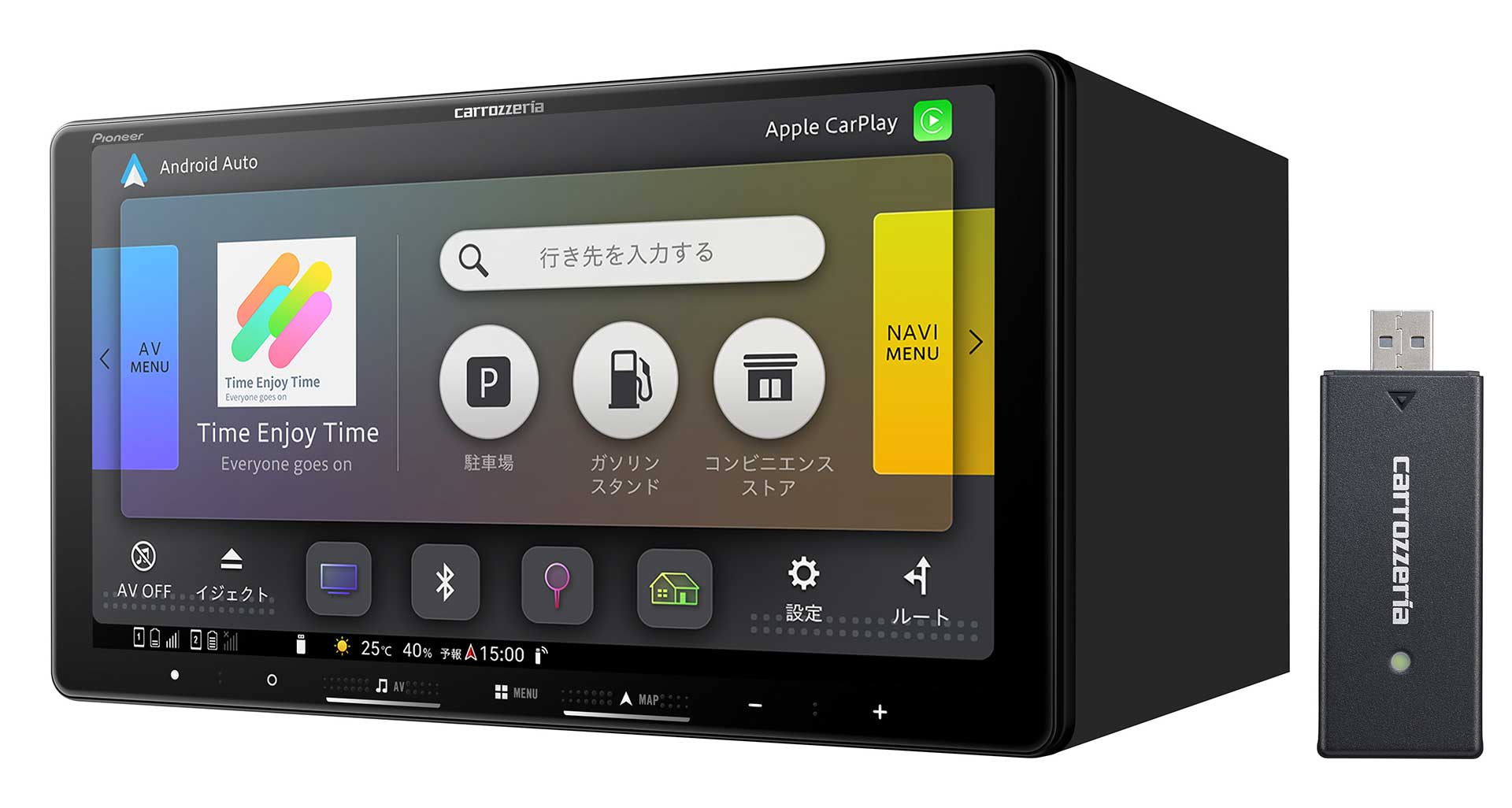 パイオニアナビ パイオニア カーナビ 楽ナビ AVIC-RQ721 4988028522062 - どこに