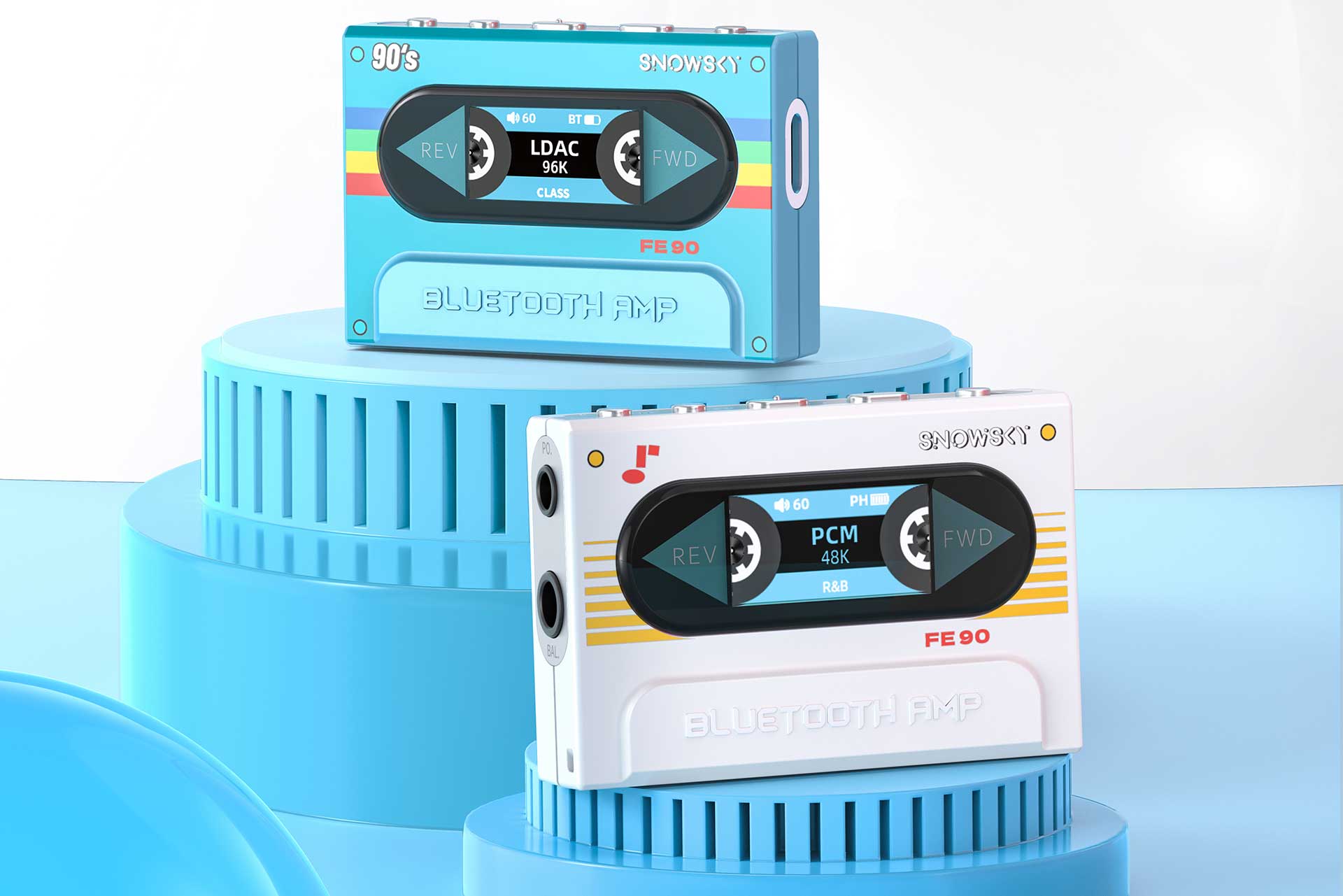 FIIO、カセットプレーヤーを思わせるデザインのポータブルBluetooth