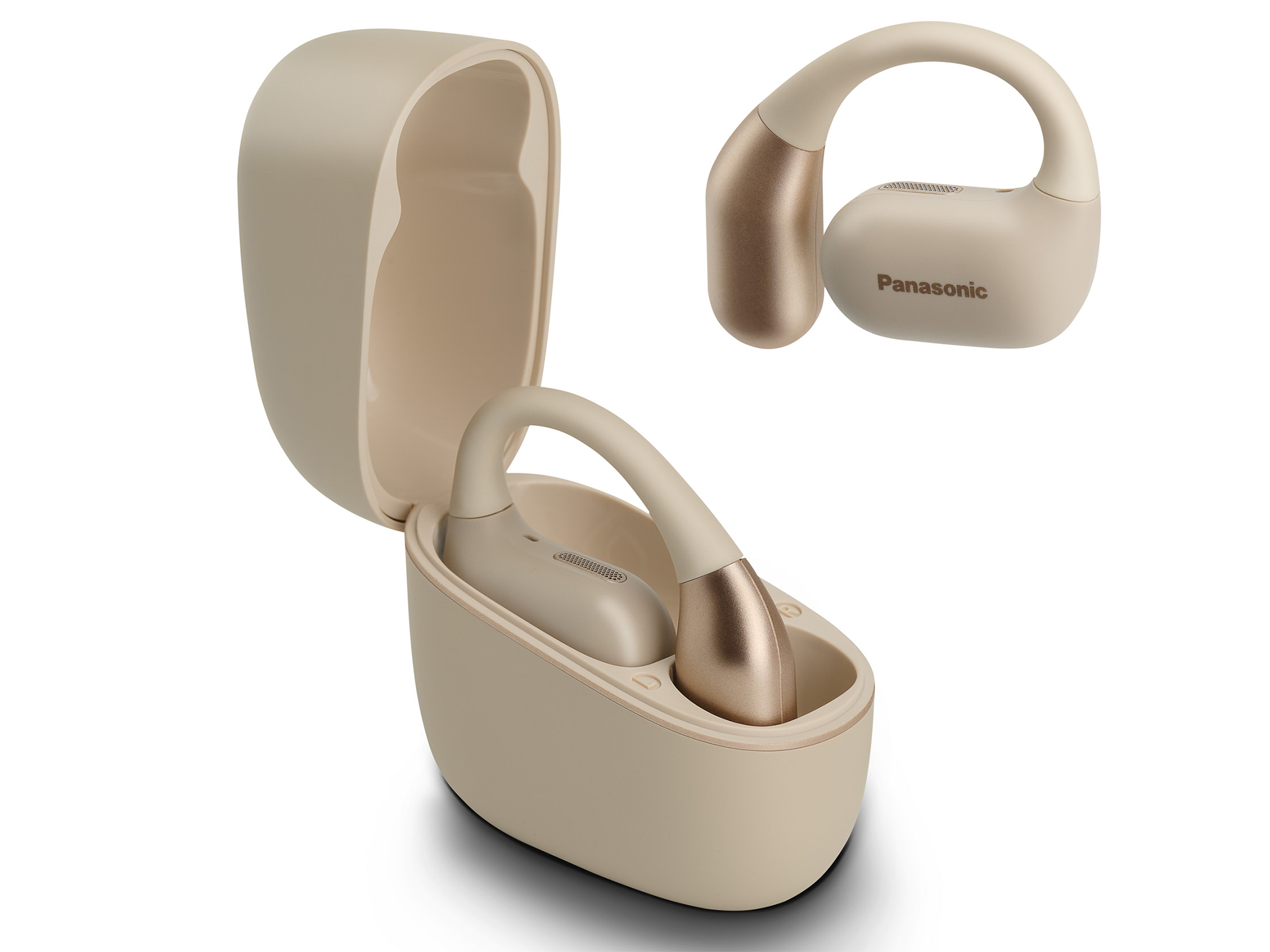 パナソニック初の耳掛け式オープン型完全ワイヤレス。約13900円 - AV Watch