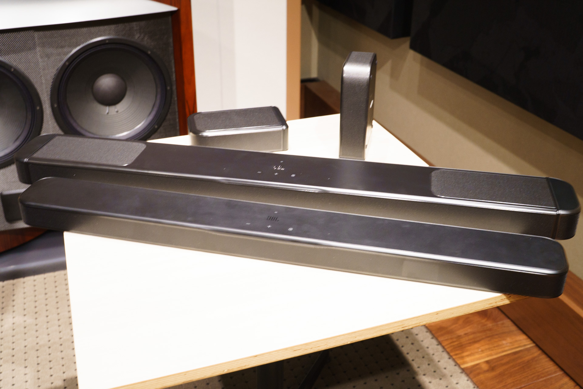 JBL サウンドバー サブウーファーセット 2個セットJBL サブウーファー 12インチウーハーボックス3WAY 外