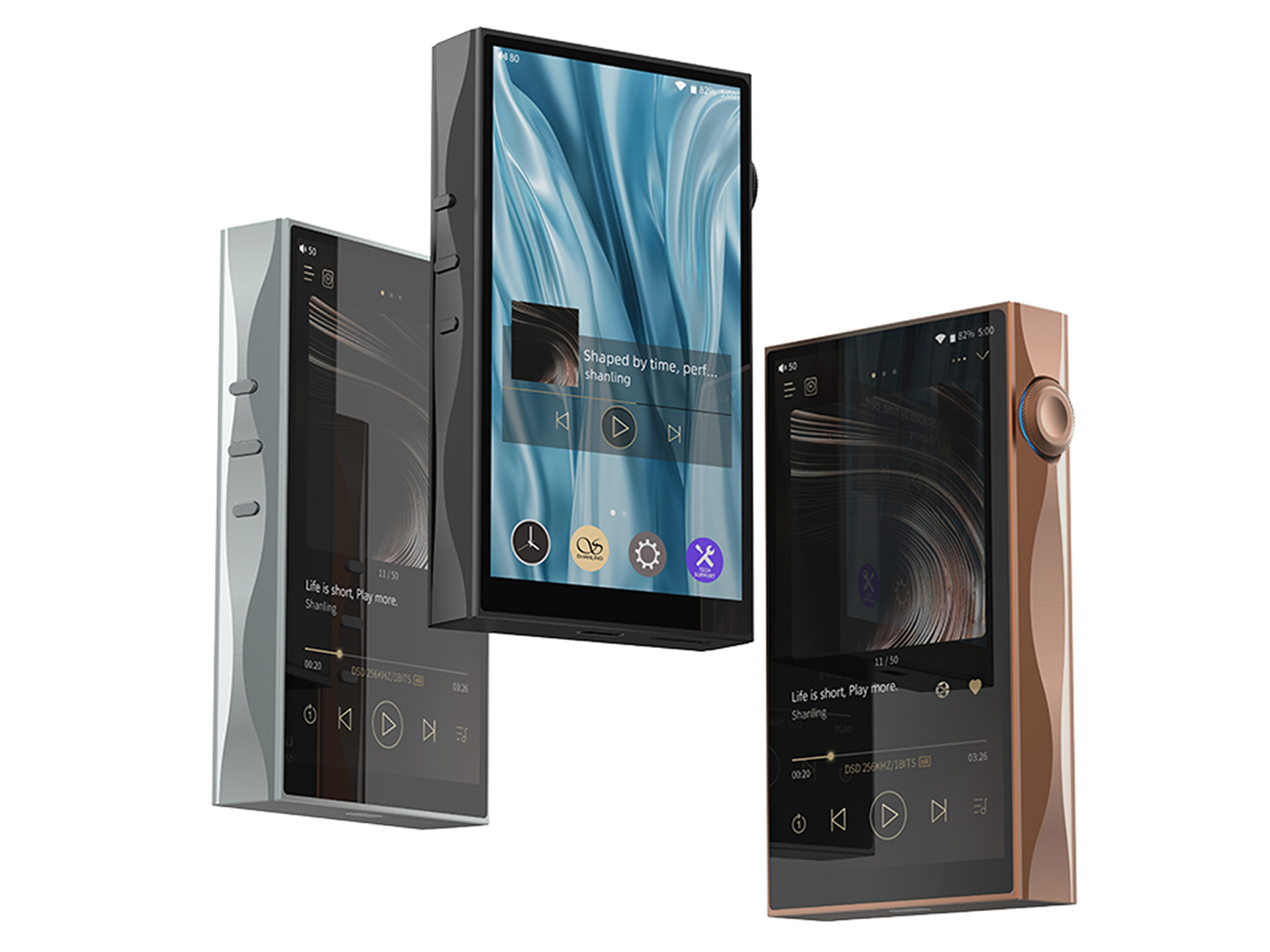 ポータブルプレーヤー shanling M3 plus DAP SHANLING、Quad DAC搭載で約62370円のDAP「M3 Plus」 - AV Watch