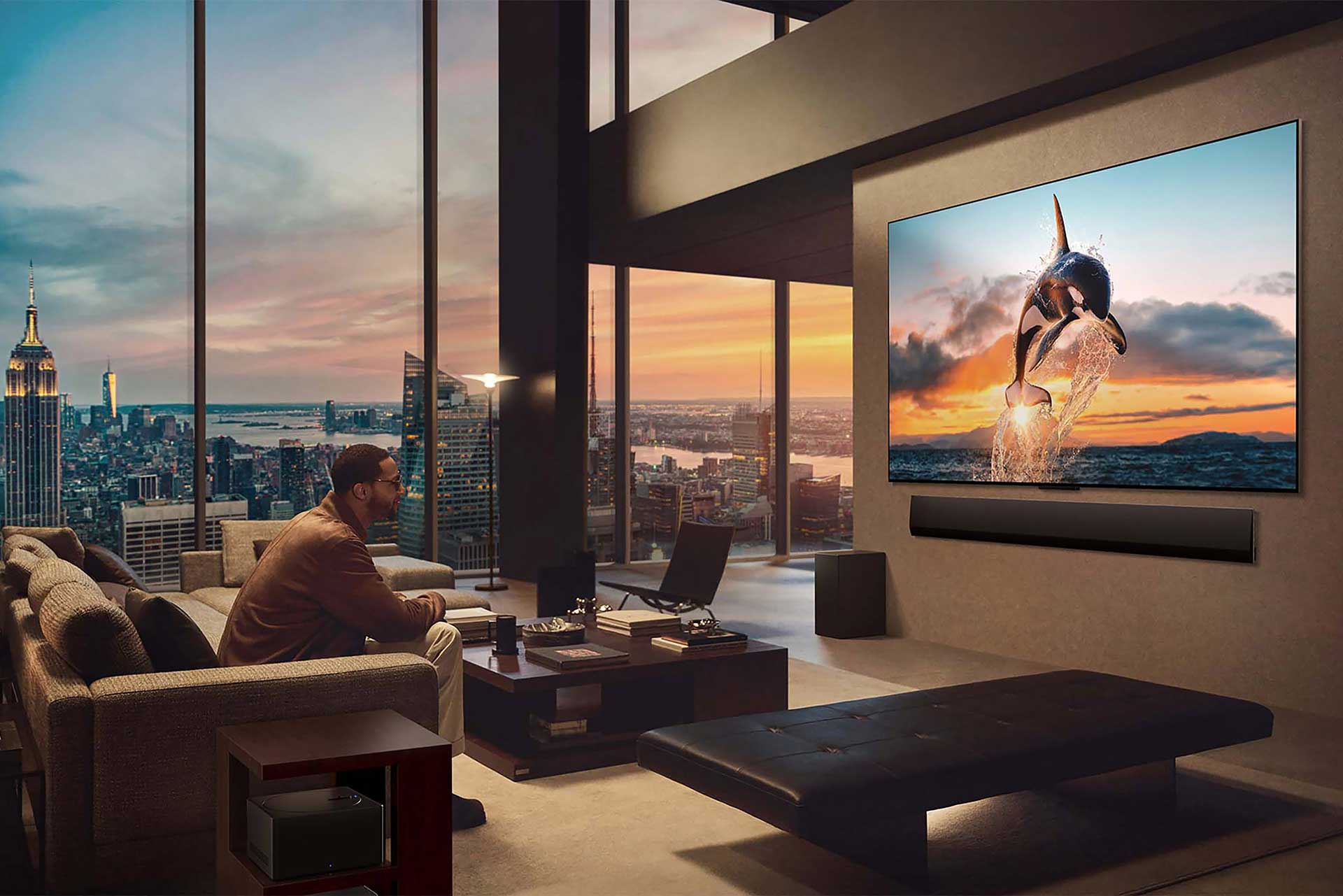 LG、4K/120Hzをワイヤレスで楽しめる97型有機ELテレビ「M5