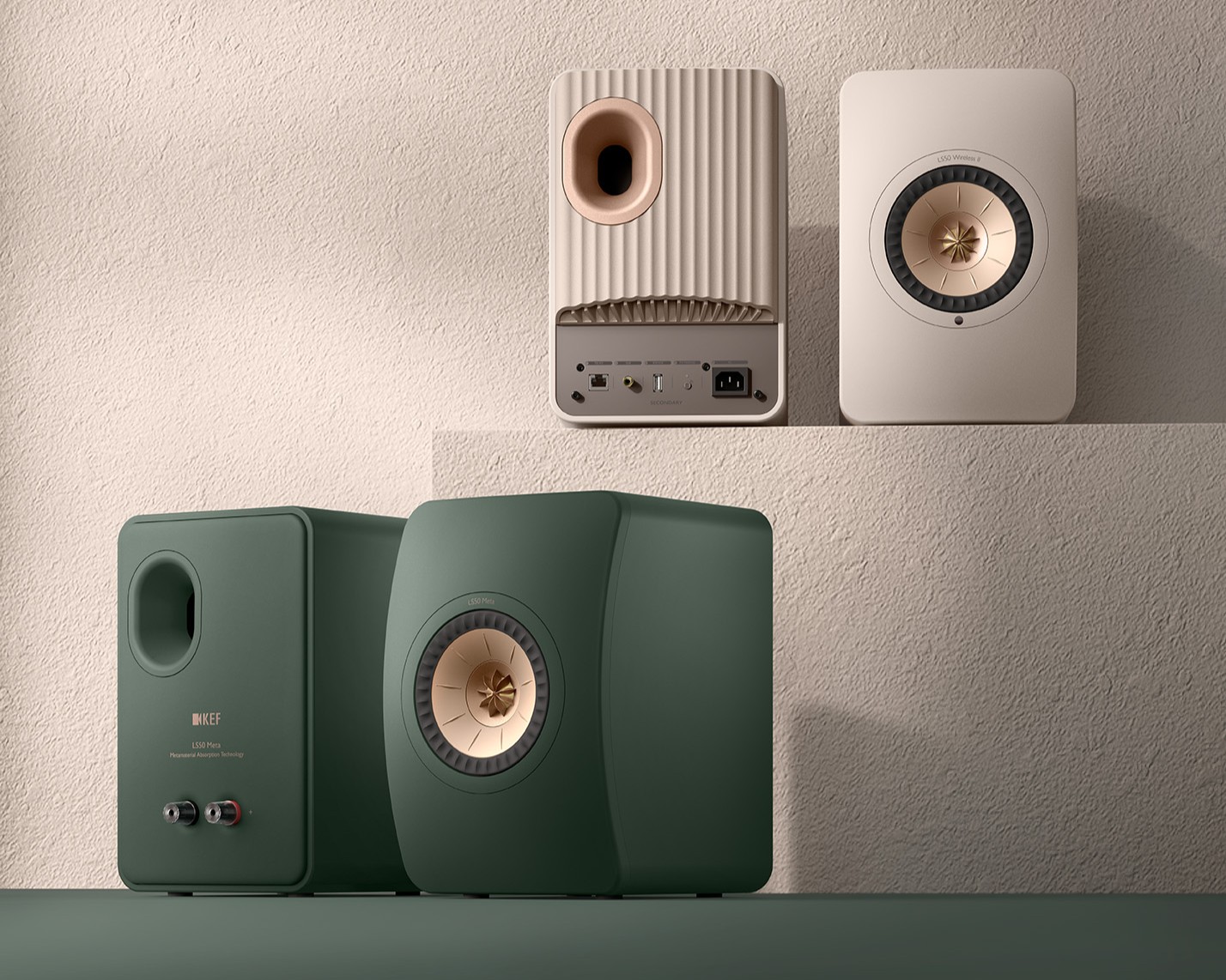 KEF LS50  ペア KEF LS50 WirelessⅡ(ペア) ワイヤレスストリーミングアクティブ