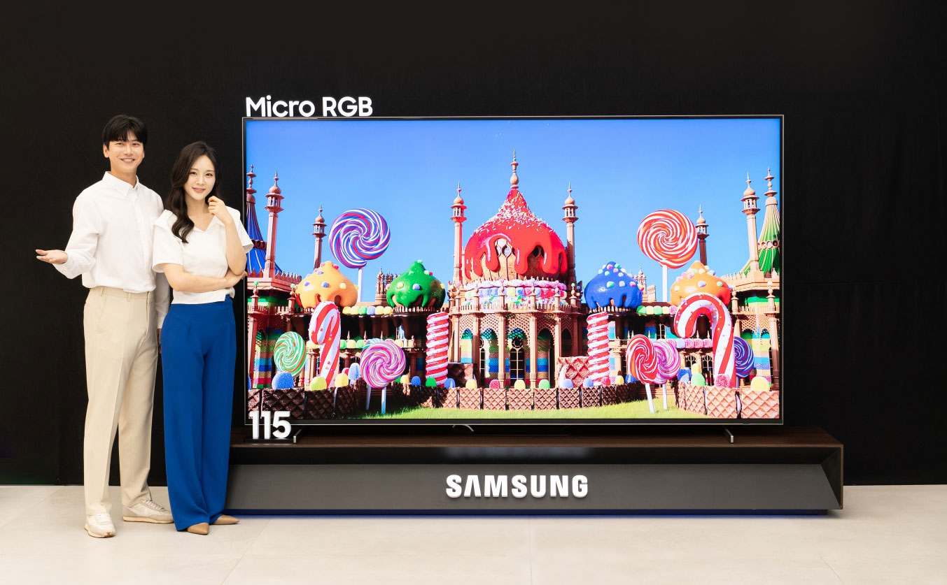 Samsung、マイクロサイズのRGB LED搭載した115型液晶ディスプレイ。約