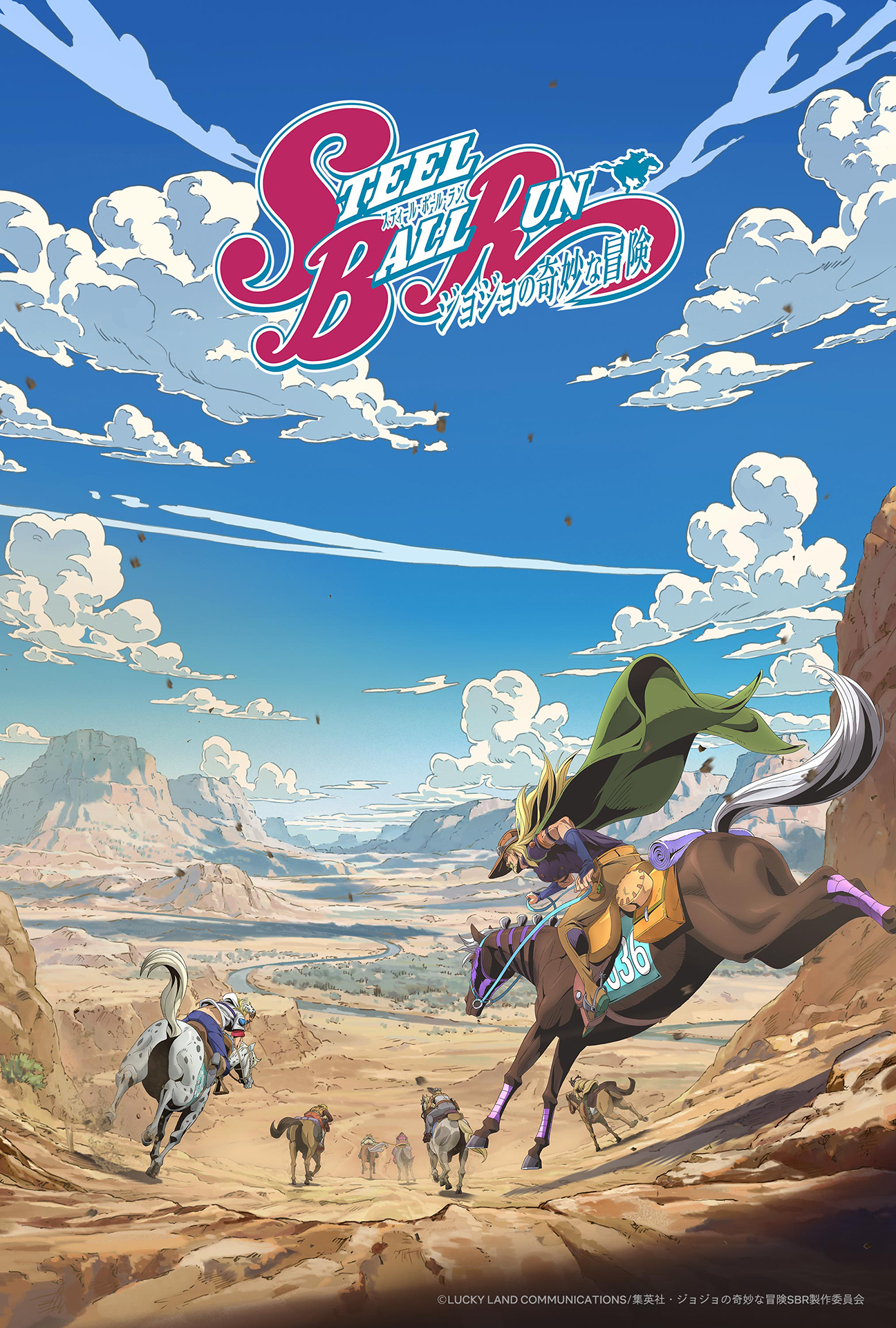 ジョジョの奇妙な冒険第7部 スティール・ボール・ラン アニメジョジョ第7部「スティール・ボール・ラン」Netflixで世界