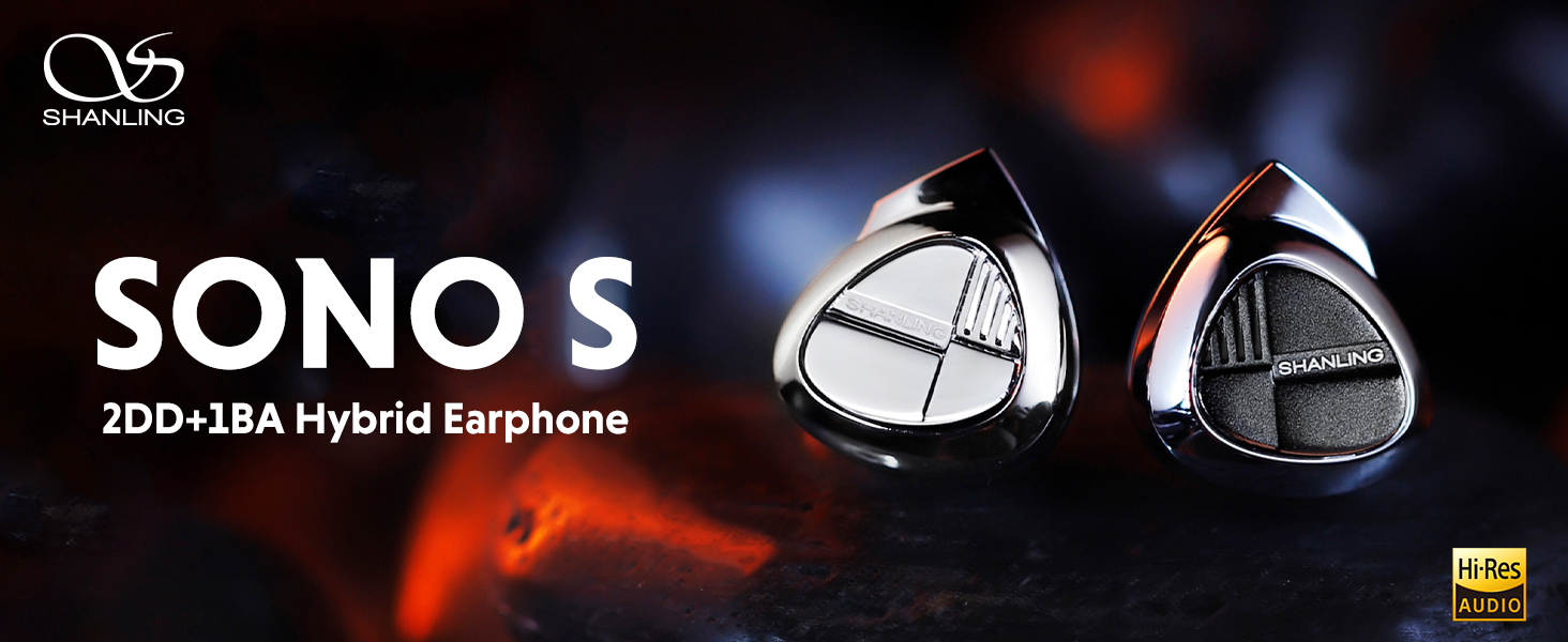 SHANLING、2DD+1BAで亜鉛合金ボディのイヤフォン「SONO S」。11880円