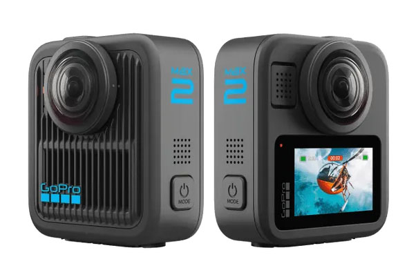 GoPro、次世代360度カメラ「MAX2」、ライト内蔵小型カメラ「LIT