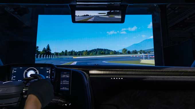ソニー、レクサス車内でグランツーリスモを楽しめる「VR Cockpit