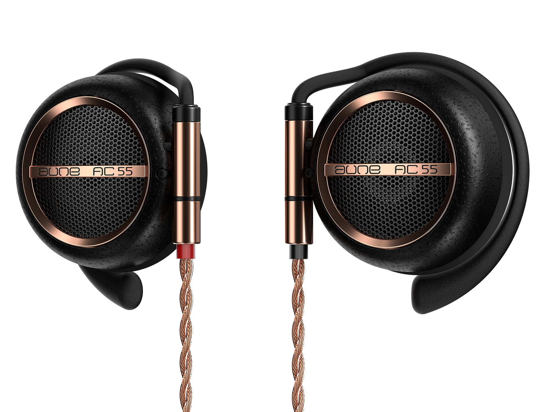 【試聴のみ】aune audio AC55　イヤーフックイヤホン　開放型 aune、40mm径ダイナミックドライバー搭載の開放型耳掛けヘッドフォン