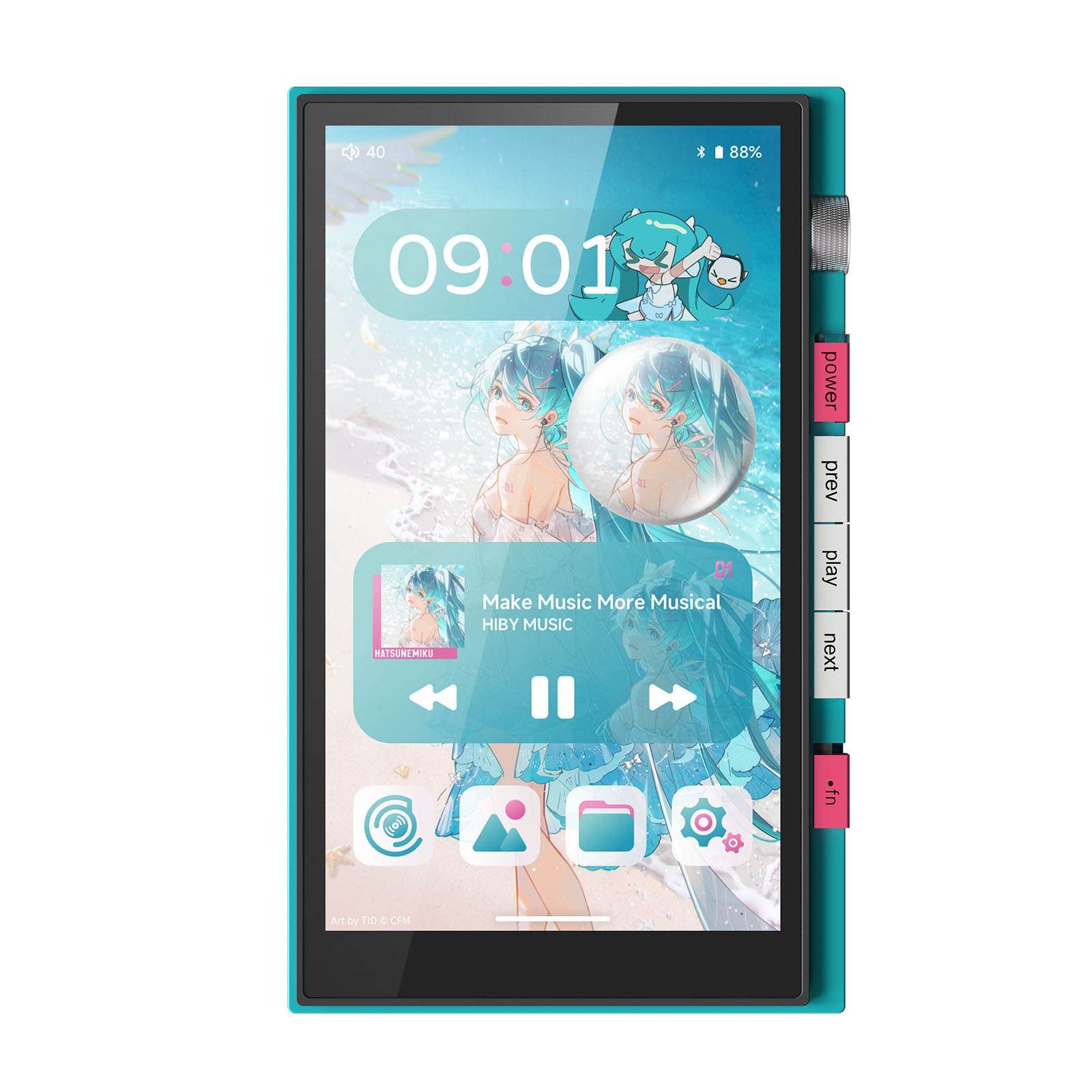 HiBy×初音ミクコラボDAP。300台限定の特典付も - AV Watch