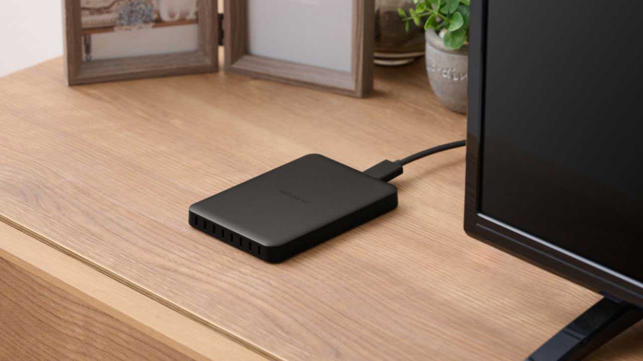 テレビ録画に使える小型・軽量HDD。ACアダプタ不要