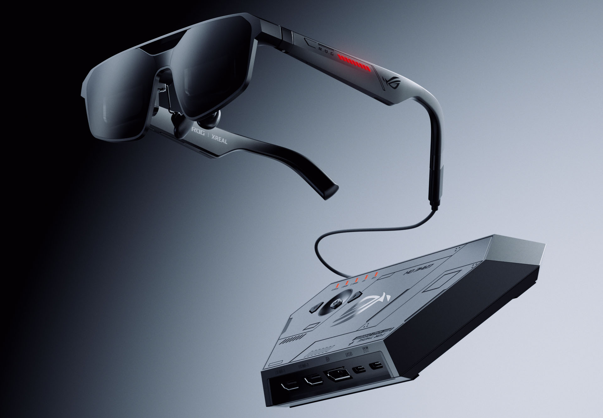 ASUS、XREALと240Hz ARグラス「ROG XREAL R1」開発。HIFIMANとヘッドセット「ROG Kithara」