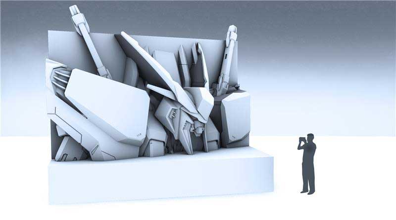 「ガンダム 閃光のハサウェイ キルケーの魔女」さっぽろ雪まつり参加。「Ξガンダム」雪像