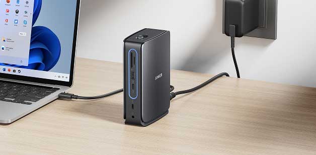 アンカー、4K対応HDMIなど13-in-1のドッキングステーション。着脱式USB-Cハブ付き