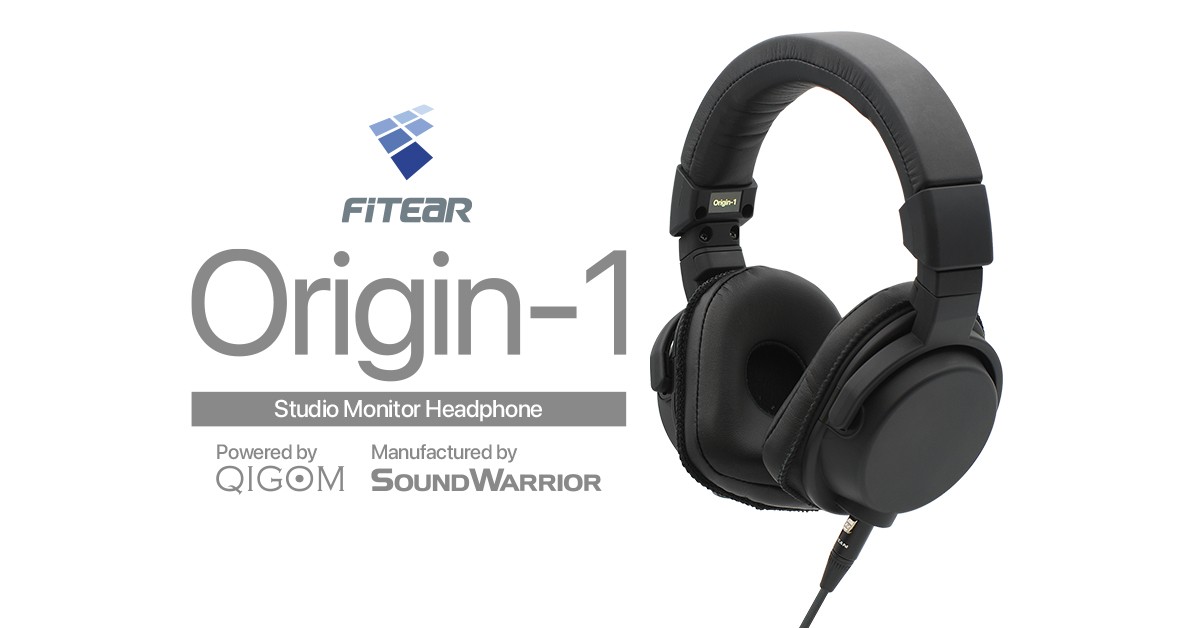 FitEar初のコンシューマ向けヘッドフォン「Origin-1」。「製作現場の音をリスニング環境で」