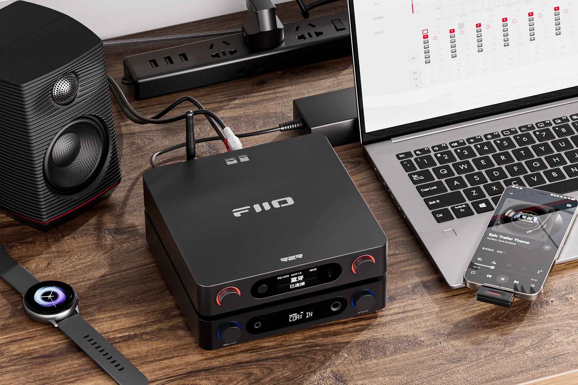 FIIO、独自R2R DAC搭載、Bluetooth受信も可能なUSB DAC「BR15 R2R」