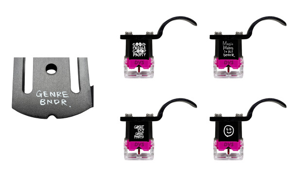 JICOとGENRE BNDRコラボ、DJユース特化のカートリッジ「GENRE BNDR MODEL」。「SKRATCH 101」仕様変更