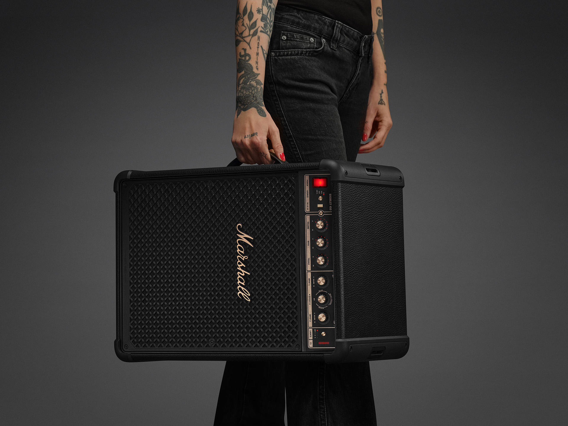 Marshall、バッテリー交換可能なパーティースピーカー「Bromley 450」