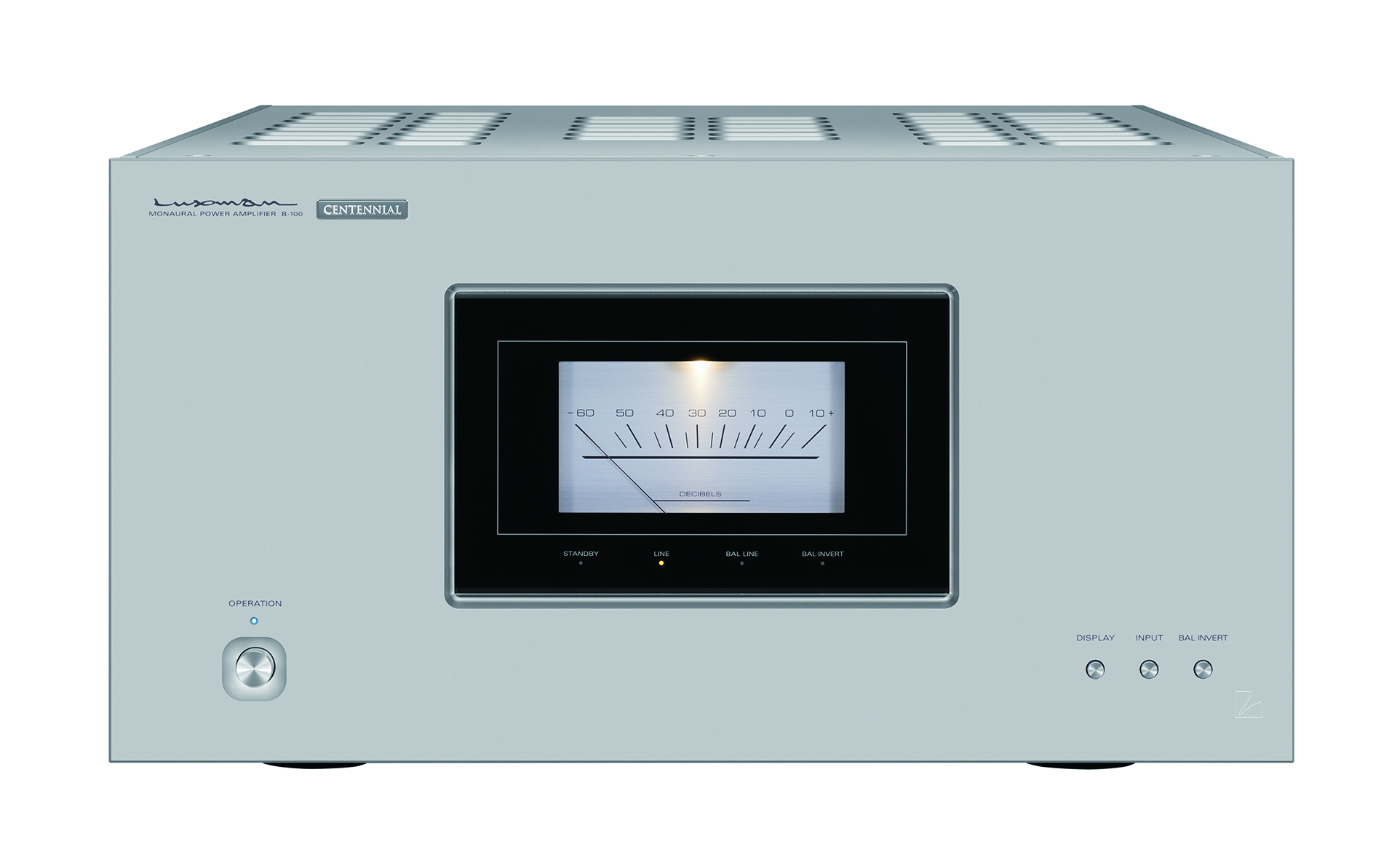 ラックスマン、4パラ4モジュールの100周年記念モノラルパワー「B-100 CENTENNIAL」