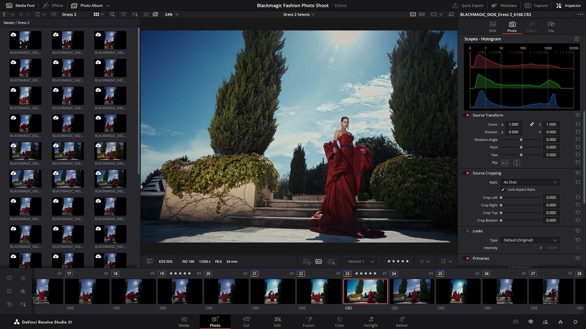 ブラックマジック、写真編集に対応した動画編集ソフト「DaVinci
