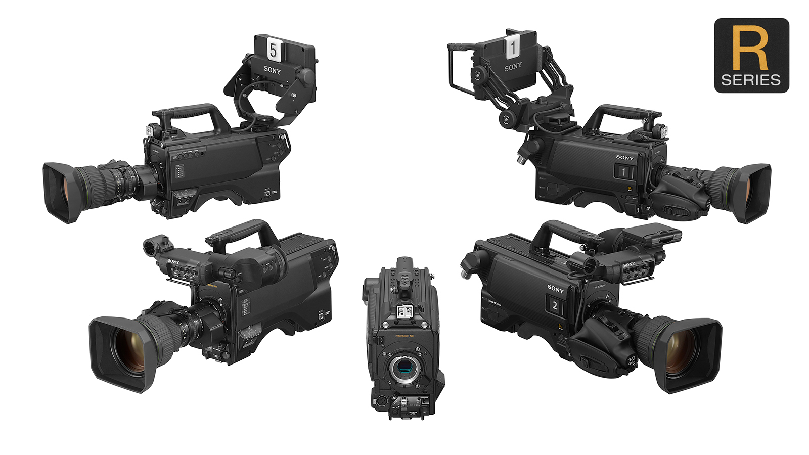 ソニー、3板式4Kセンサー搭載の業務用カメラ「Rシリーズ」。撮像性能と拡張性強化