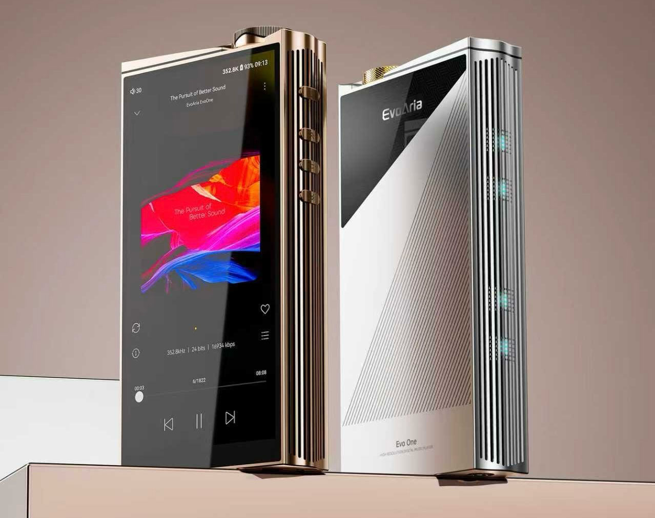 EvoAria、“究極のAndroid DAP”を謳う約112万円の「EvoOne Ti」「EvoOne Cu」