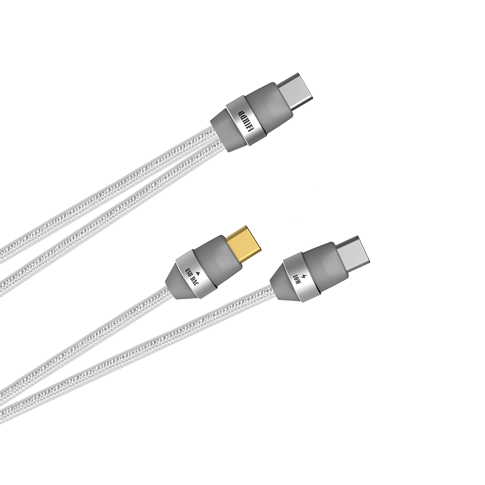 スマホとDACを接続しながら充電できるUSB-Cケーブル。新型イヤーピースも