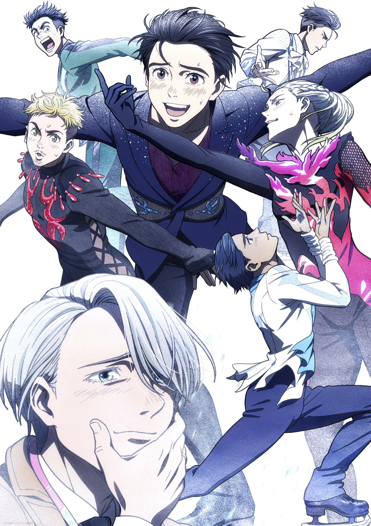 ユーリ!!! on ICE」アニメ10周年記念描き下ろしビジュアル公開。BD＆CD