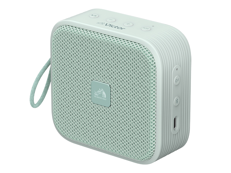 ビクター、ニュアンスカラーの小型Bluetoothスピーカー。浴室再生で“こもり”を抑えるモード搭載
