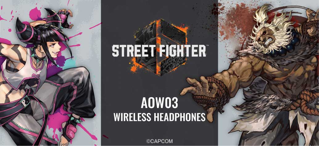 オンキヨー×「スト6」ヘッドフォン。ジュリと豪鬼の2モデル