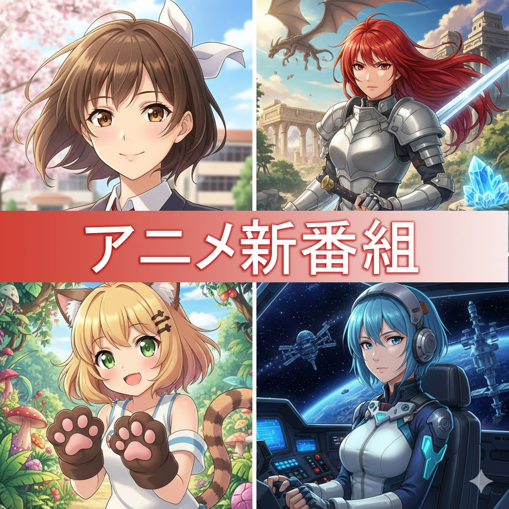 【アニメ新番組一覧】2026年10月期。「FX戦士くるみちゃん」「生徒会にも穴はある!」「TANK CHAIR-戦車椅子-」など