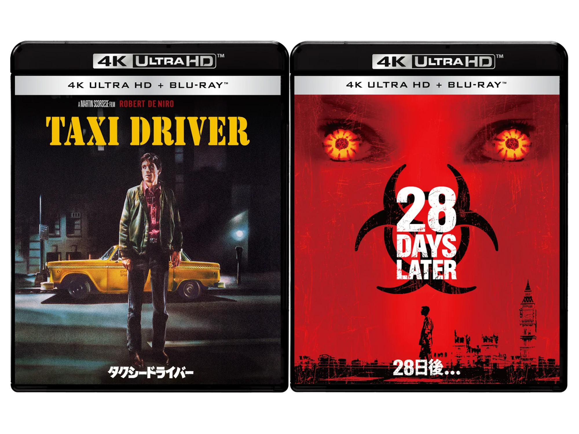 26   タクシードライバー HDリマスター版〈4枚組〉 公開50周年の「タクシードライバー」が4Kブルーレイ化。人気ホラー